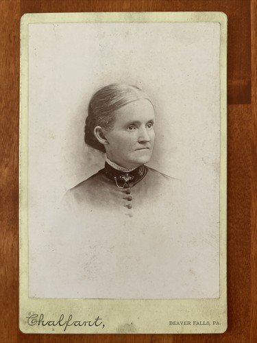 Mature woman cabinet card - mature,