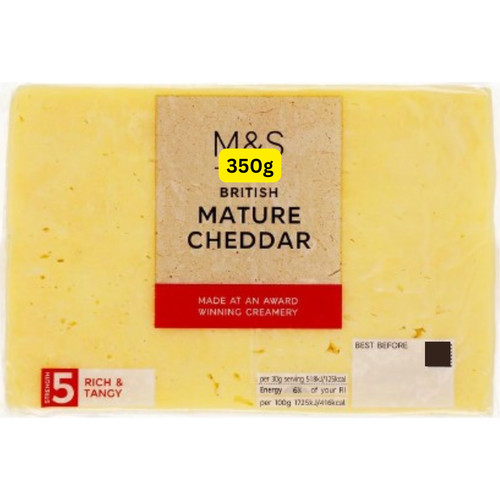 Cheddar britannico maturo - m&s,