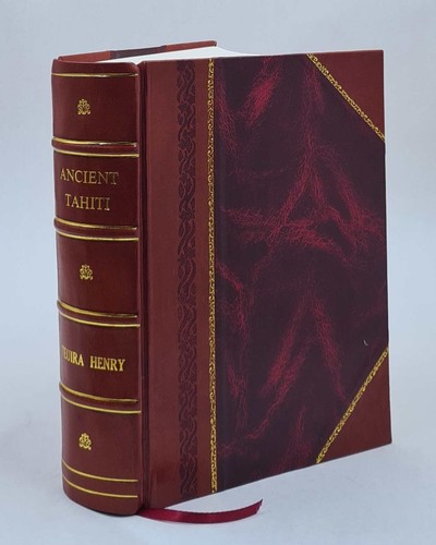 Ancient tahiti 1928 date - 1928,